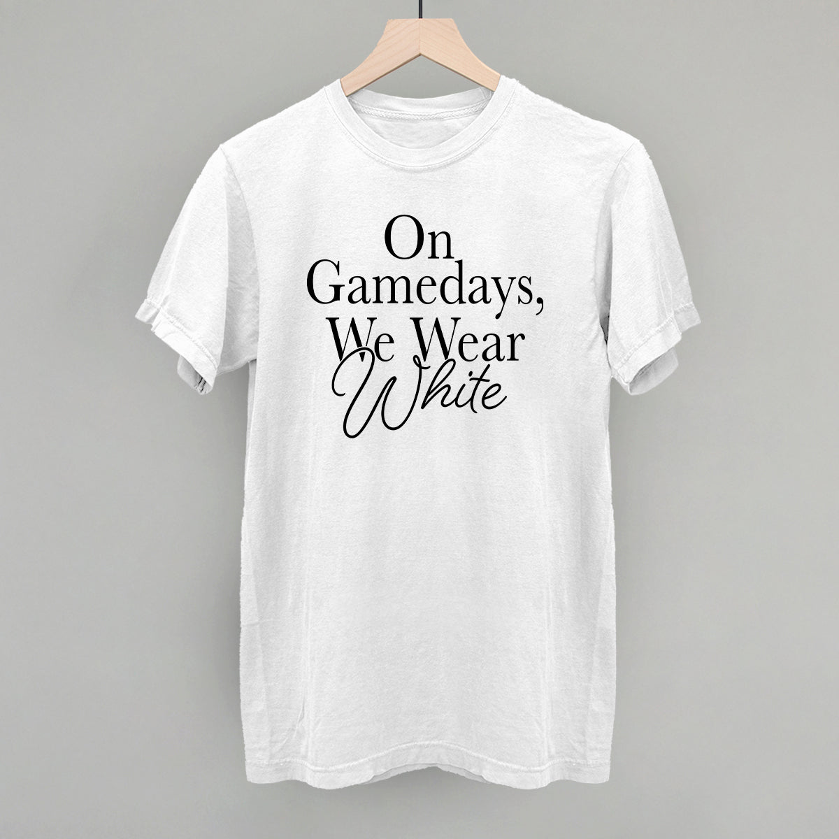 On Game Days, We Wear White
