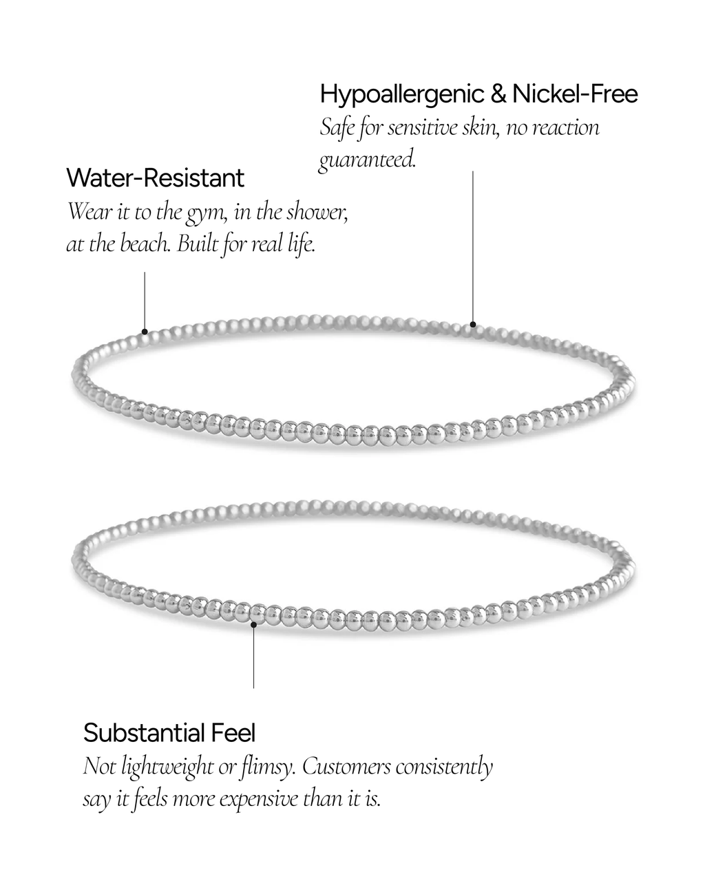 Beaded Stretch Bracelet Sets